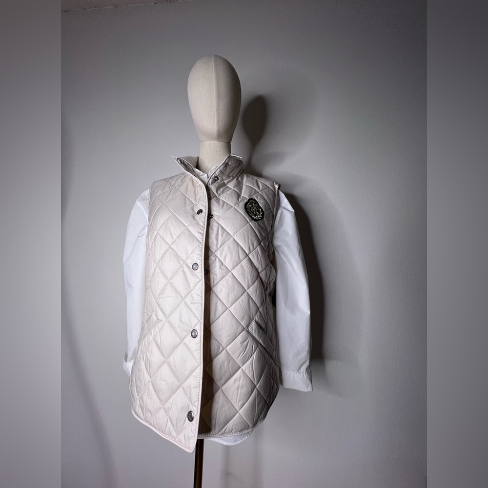 Ralph Lauren Quilted Vest Black M NWT — Timeless Old Money Elegance - Picture 5 of 9
